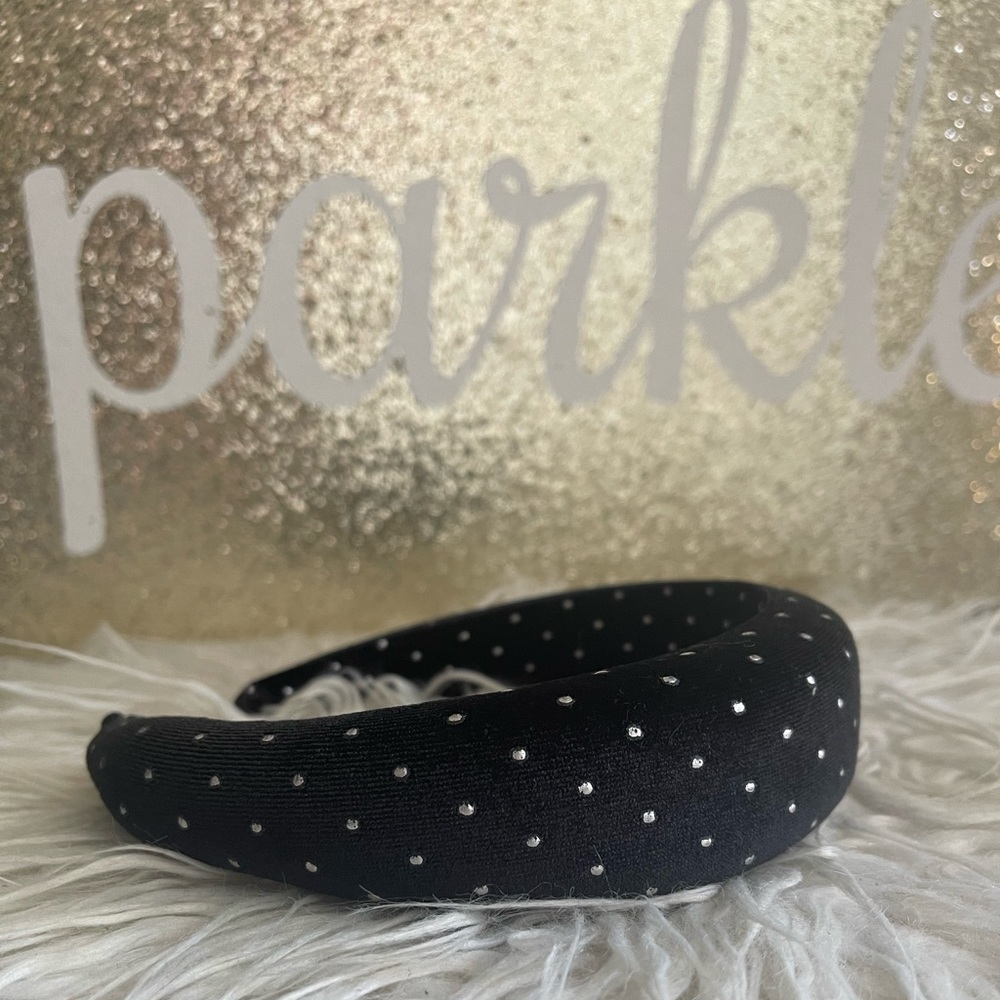 Black/Silver Headband